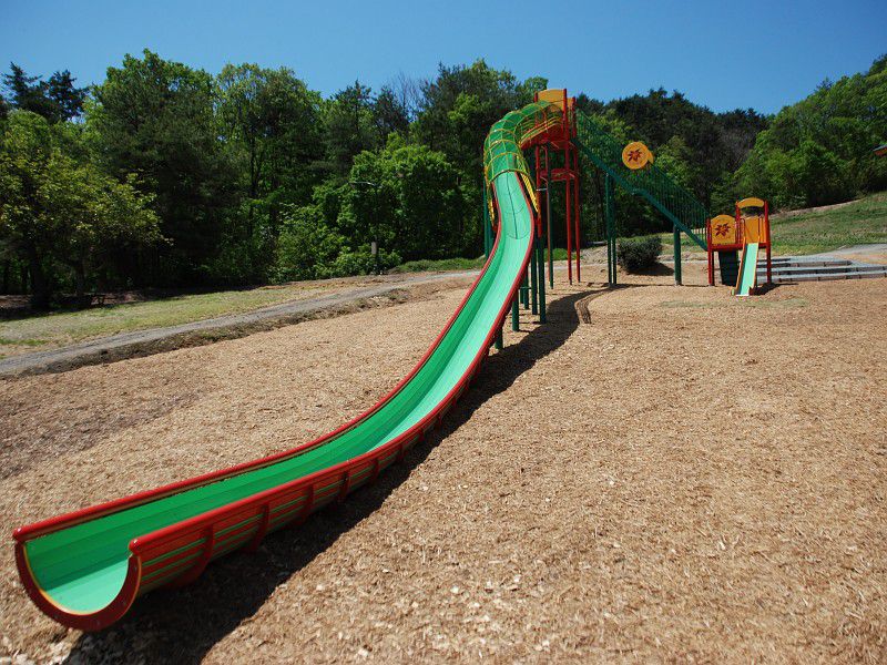 5/25 どんでん平ゆり園 スーパーすべり台 初め式