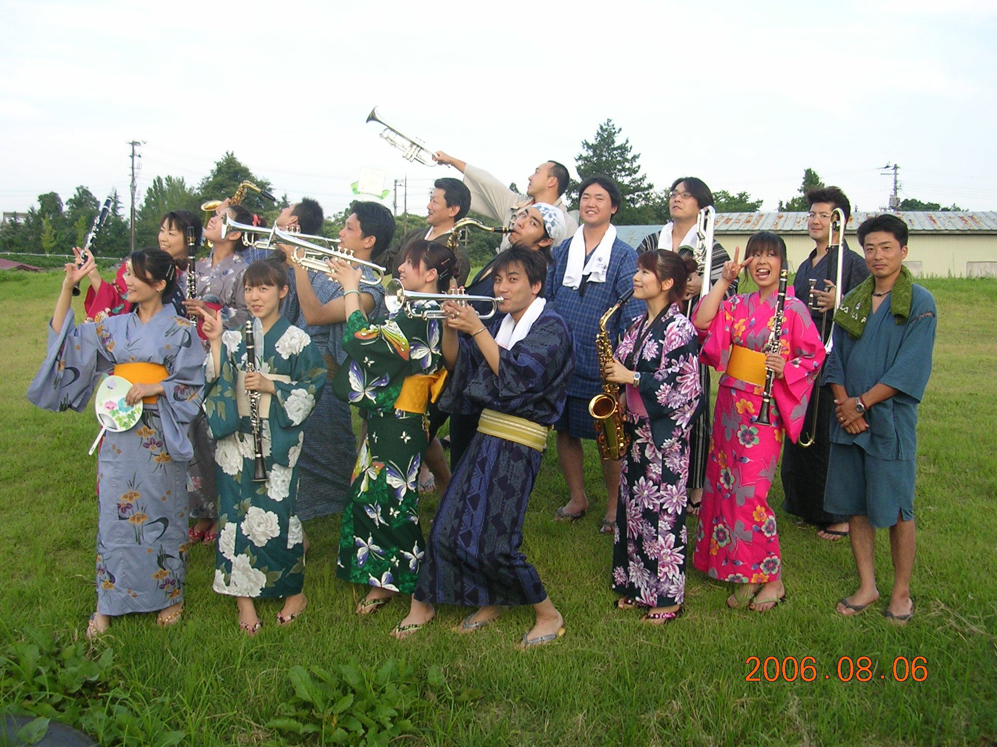 豊田地区夏祭りで演奏させていただきました！