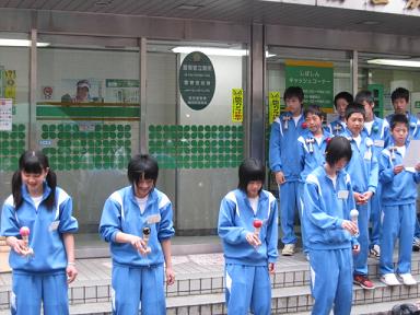 北中修学旅行記録:けん玉チーム