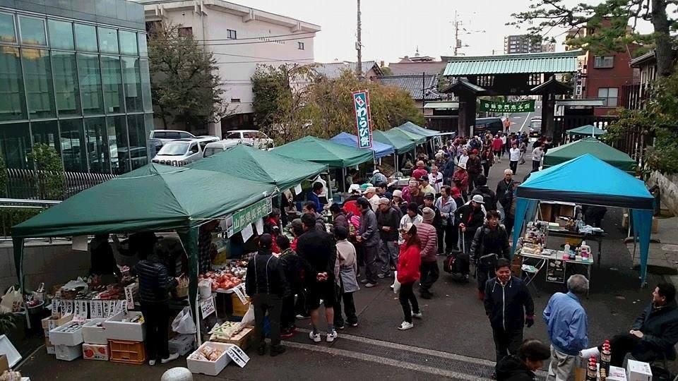 今年度最後の池上本門寺朝市出店いたします。
