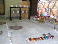 ほたるまつり　スリッパ射的②