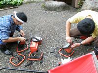 ほたる祭り　後片付け