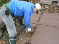 小野川温泉冬作業