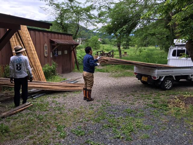 ほたるまつり作業