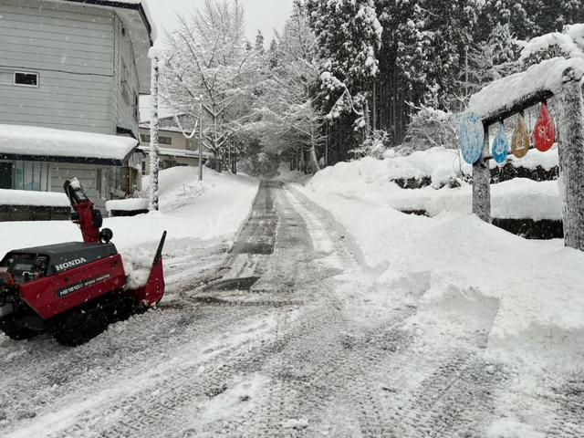 雪が積もった