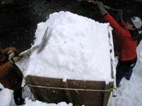 小野川温泉 雪灯篭