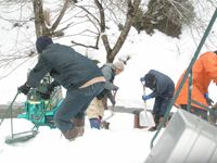 小野川雪下ろし