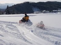 雪上サッカー大会準備