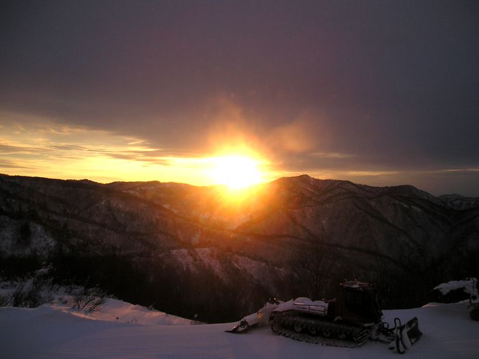 天元台の夕焼け