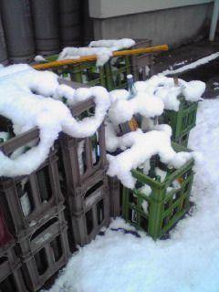 雪が・・・