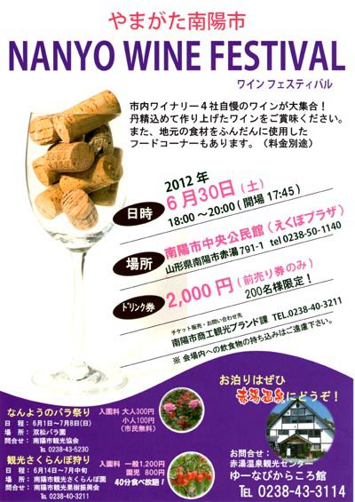 南陽のワインフェスティバル