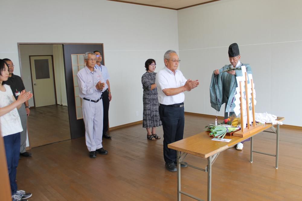 生活サポートセンター完成祈願祭を実施