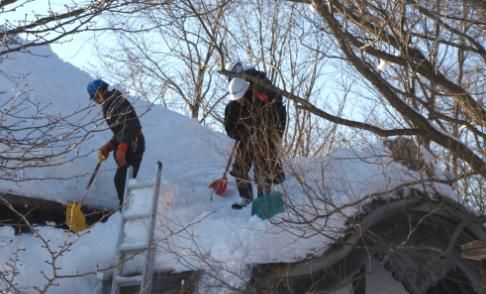 川西にも除雪の便りが・・