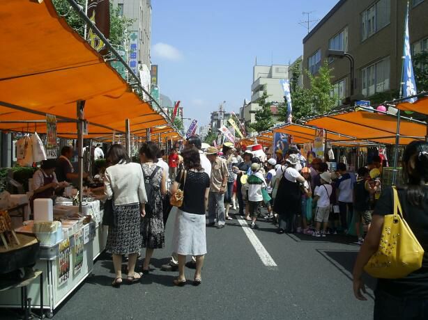 花笠前夜祭は暑かった。