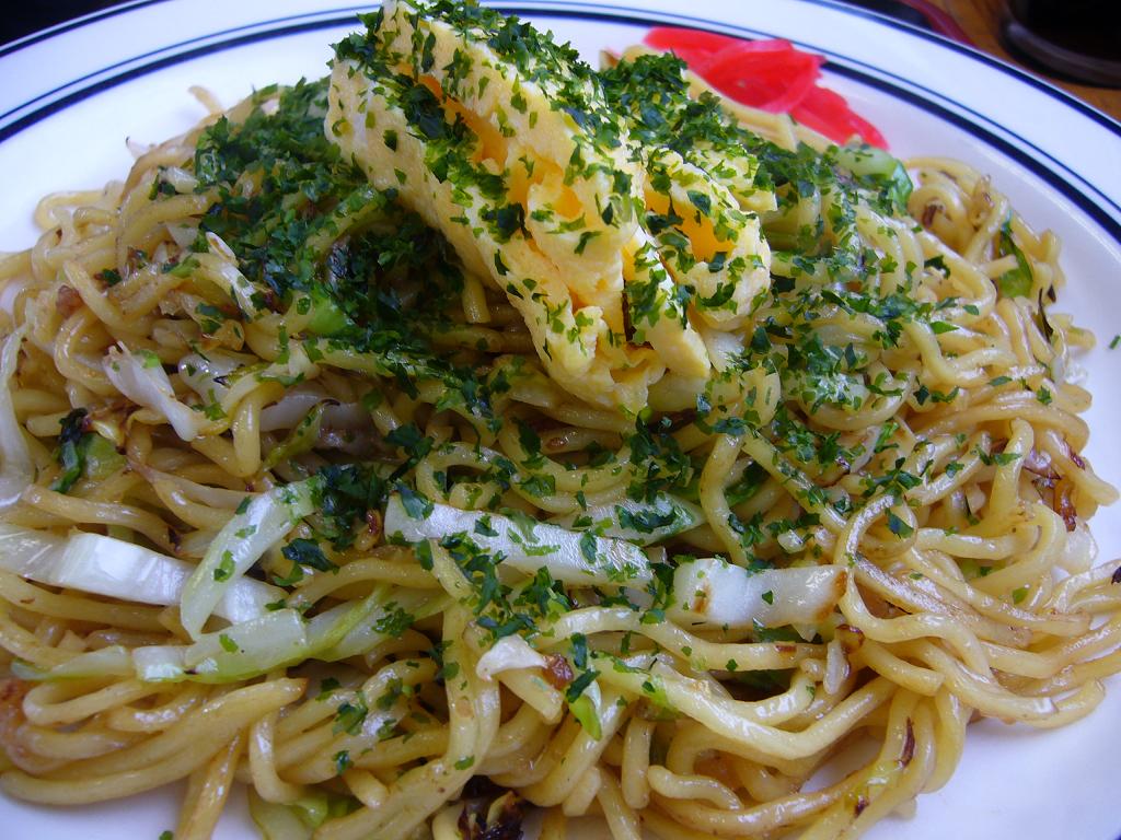 焼きそばのアップフォト