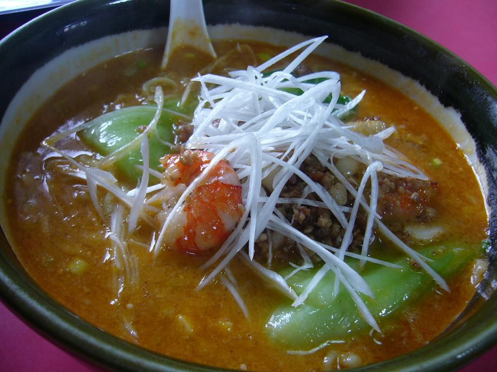 mistarboo「上山市 中華ほうらいのエビ坦々ラーメン」
