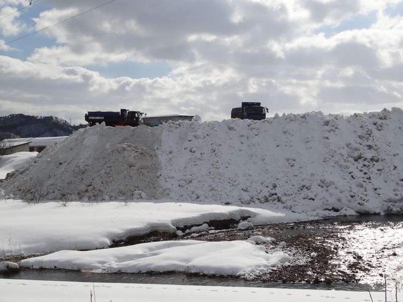 【'15 積雪情報】 長井の除排雪状況(1月16日)
