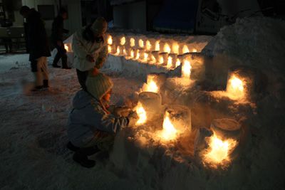 【ながい雪灯り回廊まつり2010】