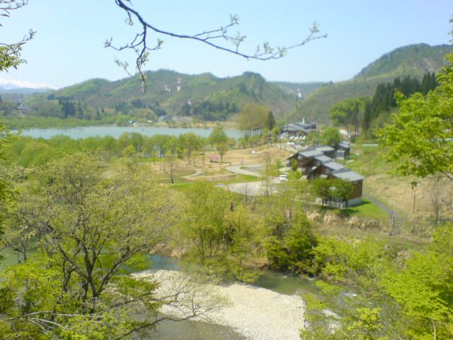 【置賜の風景】新緑の中津川～絶景のビューポイント