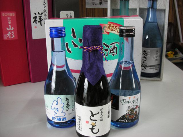 キンキンに冷やして♪～長井市「寺島酒造」の冷酒セット