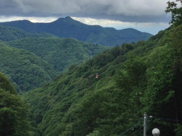 7月19日午後の穏やかな風景と道路状況