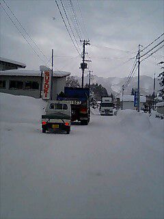 米沢市内の交通事情12月20日現在