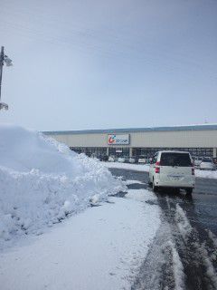 大雪に備えある地方都市