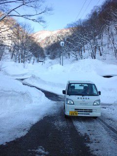 夕方の山奥　16:30過ぎの様子