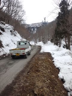 白布新高湯【道路状況】ノーマルでアクセスできます。