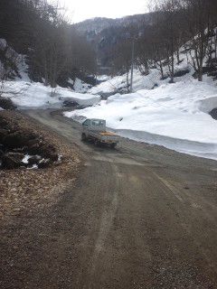 【秘湯アクセス情報】白布湯元～新高湯　雪とけちゃいました。