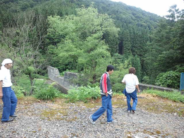 防災水利の確認（日工大セミナーハウス裏）