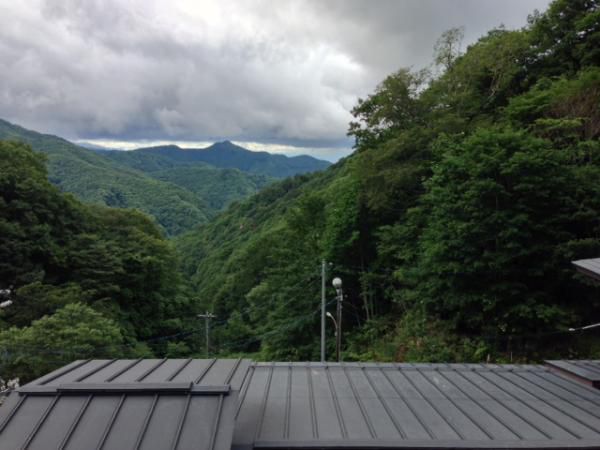 7月19日午後の穏やかな風景と道路状況