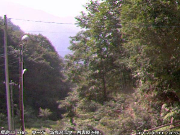 山奥の真夏日　・・・　最高気温が25℃超え！