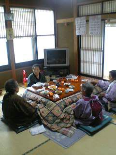 田舎の茶飲み