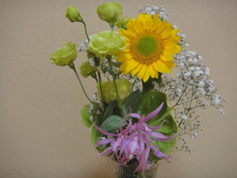 私のための花束