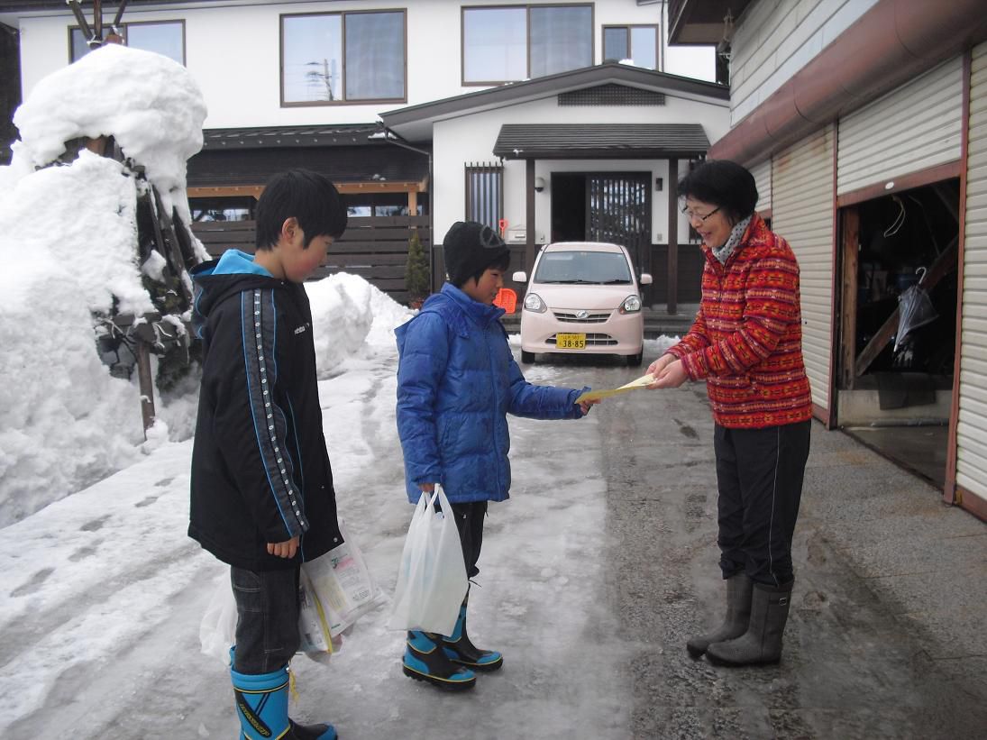 今日の上郷少年防火クラブ