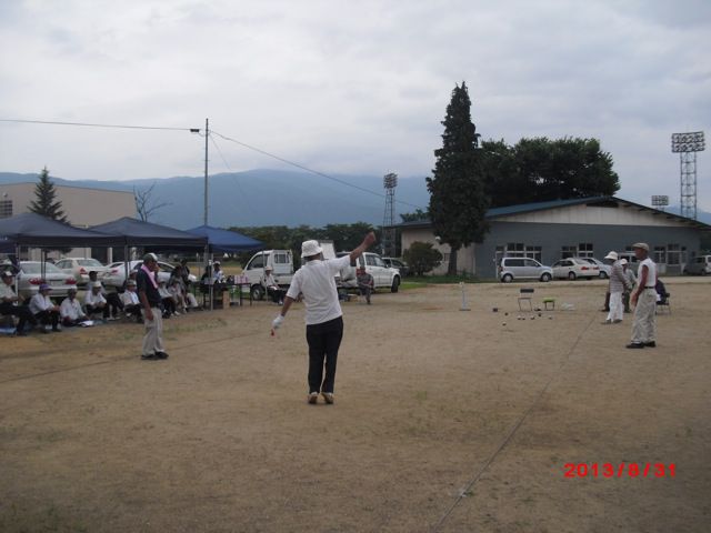 県ペタンク大会・長井大会（フォトは白熱の決勝戦）