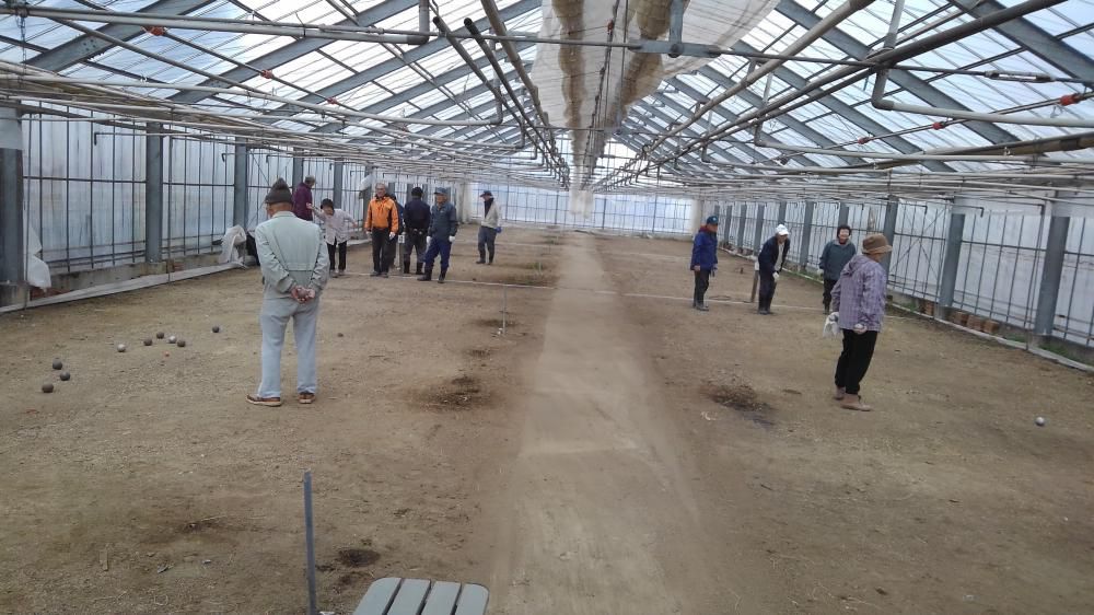 ペタンク冬期間練習