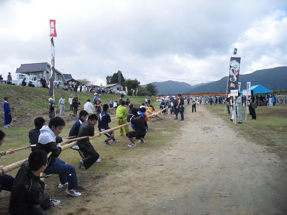 大綱引きで元気を取り戻せ