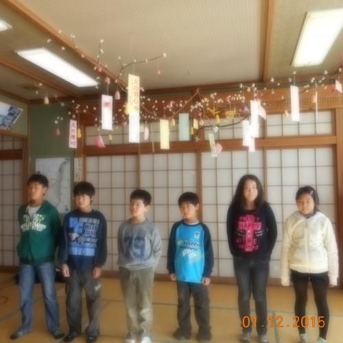 上郷少年防火クラブの小正月行事