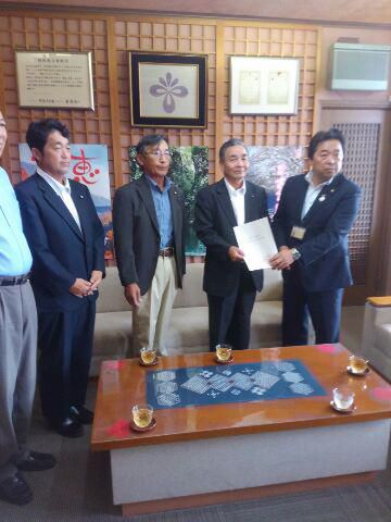市長へ提言書