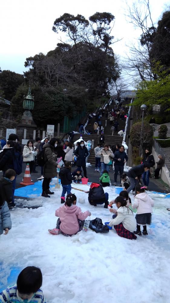 大田区・雪灯り回廊in池上本門寺へ