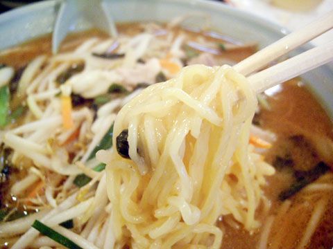 濃厚味噌が効いた大盛ラーメン「出前食堂いんきょ」