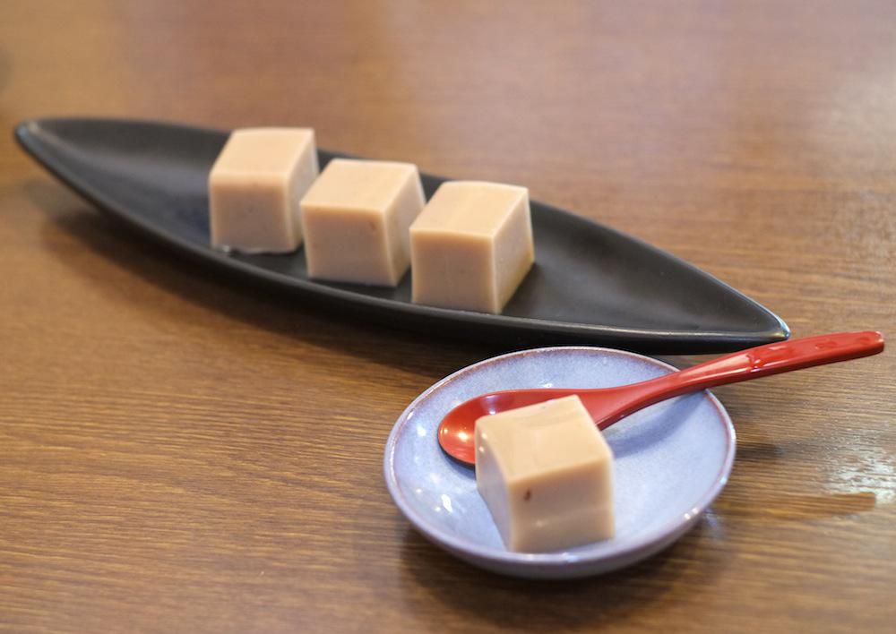 甘い「くるみどうふ」は珍しい?