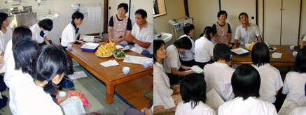 上山北中学校、漆山干柿勉強会　--comment