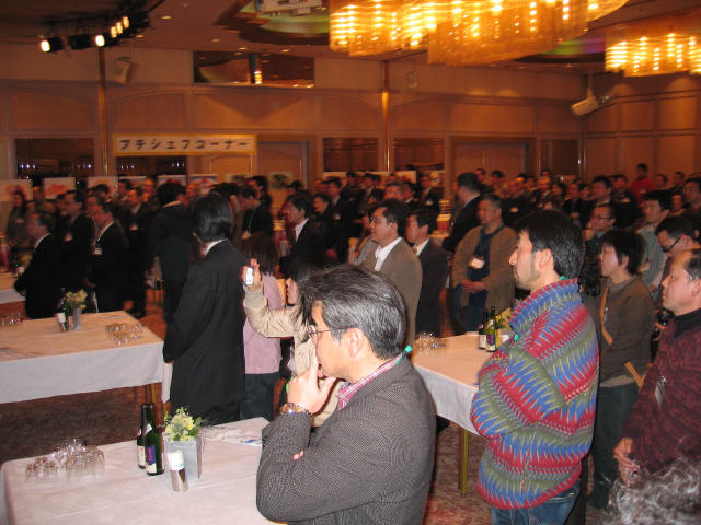 サンマリン気仙沼ホテル観洋での懇親会