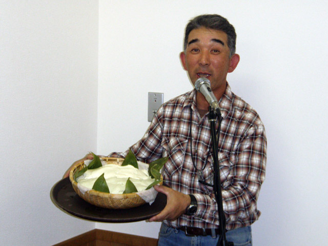 スローフード会員の遠藤孝太郎氏