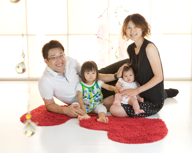 山形 家族写真 スタジオ写真