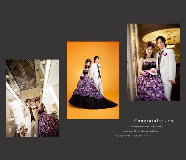 山形国際ホテルブライダル写真 ウェディング前撮りスナップ 型物