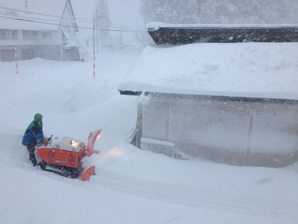 除雪機買いました！